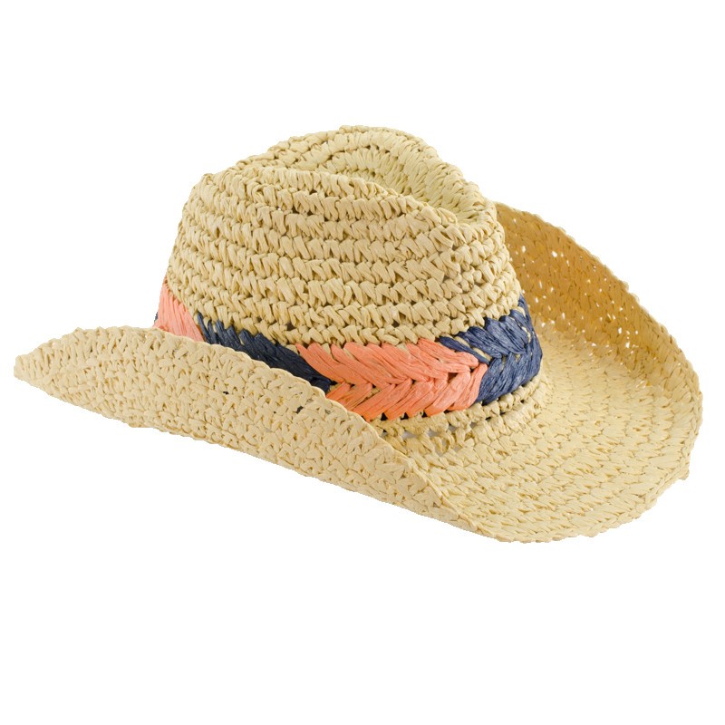 triple Humorístico brillante Venta de Sombrero Cowboy Crochet con Espiga