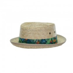 Sombrero Pork Pie de paja...