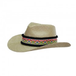 Sombrero Cowboy de paja...