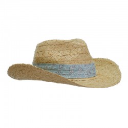 Sombrero Cowboy de rafia...