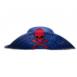 Sombrero de pirata de paja...