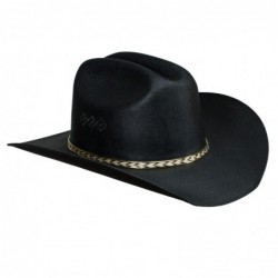 Sombrero de Vaquero Cowboy Clint Lona Negra