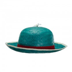 Sombrero de payaso de paja...