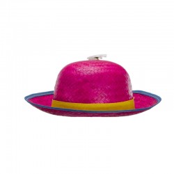 Sombrero de payaso de paja...